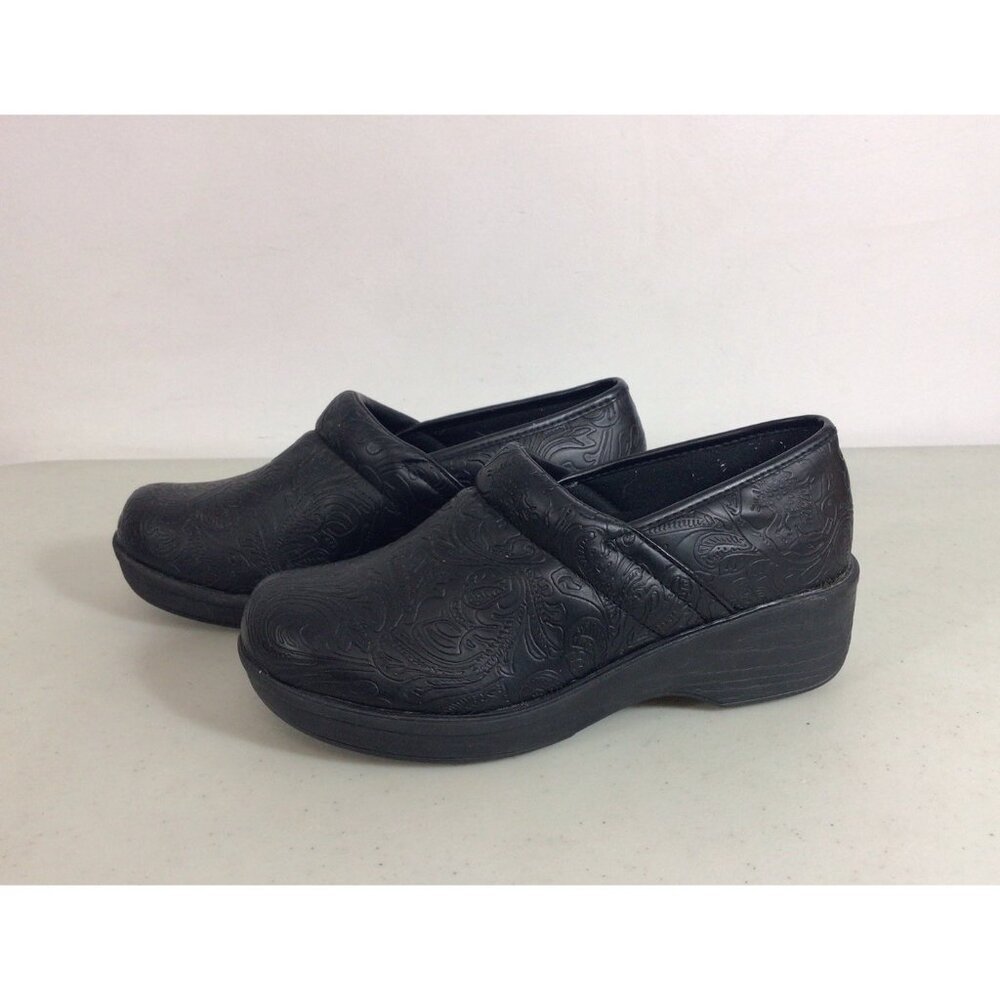 Safe T Step Black Clogs Womens 6